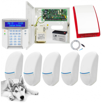SYSTEM ALARMOWY PARADOX SPECTRA SP4000 + 5 CZUJEK BINGO Plus + K32LCD+ + SP-4001R